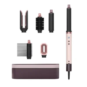 5 In 1 Hair Dryer Hot Comb Set Professional Curling Iron Hair Straightener Multi Functional Styling Tool YY 327G