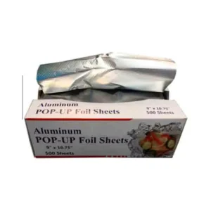 5 W X 10.75 L 500 sheets 12 Pack Custom Embossed Hair Salon Aluminum Foil Pop up Foil Sheets Hair Foils Hairdressing