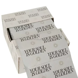 5 X 11 Inch Bulk Pre cut Hair Foil Sheet Pop up Hairstylist Foils Low MOQ 127x279mm Aluminum Foil for Hair Coloring