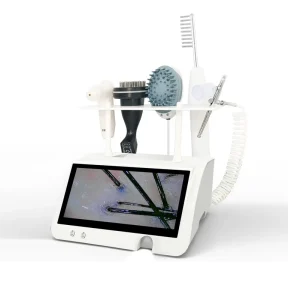 5 in 1 Anti Hair Loss Hair Growth Massage Device Scalp and Hair Analyzer with Trolley for Salon