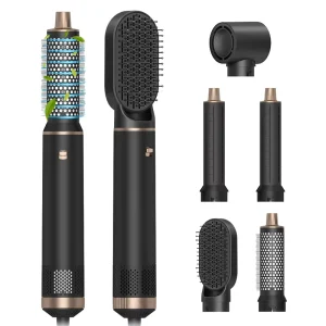 5 in 1 Electric Hair Styler Tool Multi Functional Hairdressing Set for Home Dormitory Use French Operating Language