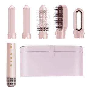 5 in 1 Electric Travel Hair Dryer Ionic Comb Diffuser Curler Brush Straightener Salon Styling BLDC Motor 1400W
