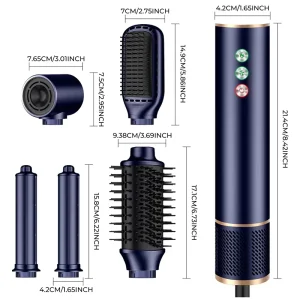 5 in 1 Hair Styling Tools High Speed Hair Dryer Complete Set Salon Brushless Motor 110000rpm High Speed Ionic Hair Dryer