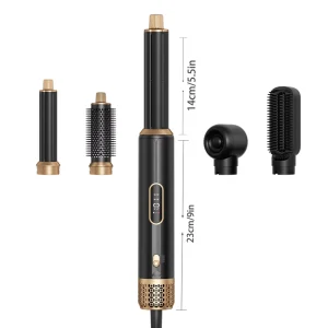 5 in 1 Multi-Type Hair Dryer Curling Brush Hair Curling Iron Hair Curling Wrap Styling Tool