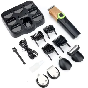 5 in 1 Multifunctional Hair Clipper Set Rechargeable Power Supply 800 1000mAh Battery for Oil Head Styling Nose Body Hair