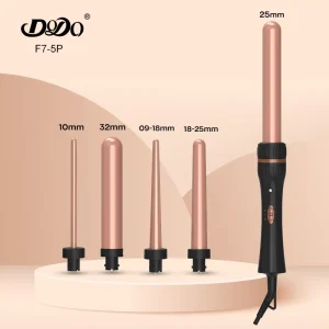 5 in 1 Professional Hair Curlers Barber Multi Styling Tool Curling Iron Set Hair Iron Rotating Electric Hair Curler Irons