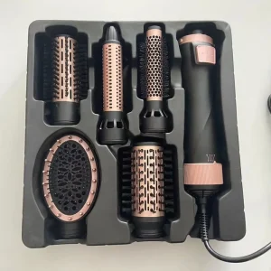 5 in 1 Styling Tools Hair Dryer Comb Hot Air Style Curling Blow Dryer for Hair Roller