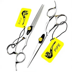 5.5inch & 6 Inch 9CR Stainless Steel Barber Hairdressing Scissors Straight & Thinning Hair Cutting Scissors