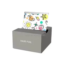 500 Sheets 5×11 Inch Premium Quality Embossed Hair Foil Pop-up Hairdressing Aluminum Foil Sheets for Hair Coloring