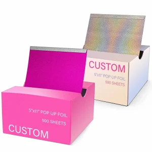 500 Sheets Pop up Foils for Hair Color Aluminum Foil Sheets for Salon Hairdressing Foil