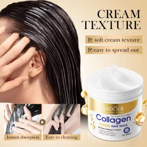500ml Floral Fragrance Collagen Deep Nourishing Smooth Fluffy Repairing Soft Conditioner Hair Care Hair Mask