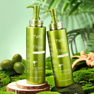 500ml Hair Care Sets Anti Hair Loss Treatments Oil Control Smoothing Repair Olive Oil Shampoo and Hair Mask