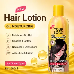 500ml Nourishing Repair Hair Lotion for All Hair Types Chemical Ingredients Moisturizing Cream Form 2 in 1