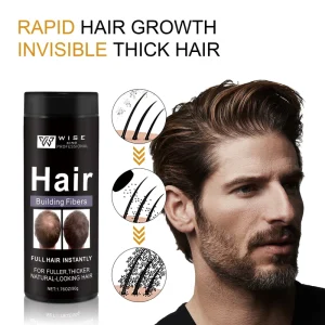 50g Waterproof Hair Building Fibers Private Label Contain Keratin for Fuller Thicker Natural Looking Hair Free Sample