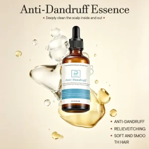 50ml Anti Dandruff Scalp Serum Deep Clean Scalp Relieve Itching Oil Control Fluffy Hair Care Serum for Anti Dandruff