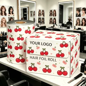 5×10.75 Inch Embossed Hairdressing Foil Roll High Quality Custom Colored Hair Foil for Hair Salon