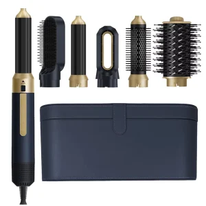 6 In 1 Hot Air Brush High Speed Hair Dryer Brush Multi Function Straightener Curler 2 In 1 Hair Styling Tool