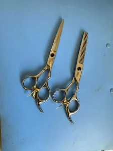 6 Inch Barber Scissors for Hair Cutting Professional Stainless Steel Hair Shears with Adjustable Screw for Salon and Home Use