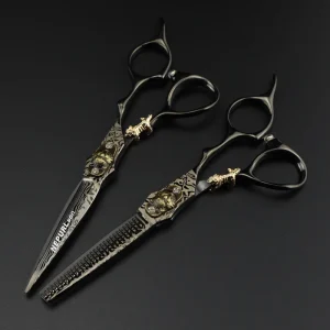 6.0 Inch Fashion Beauty Barber Hair Scissor First grade Quality Hairdressing Scissors Straight Easy to Cut HS 079