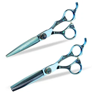 6.0 Inch Fashion Beauty Barber Hair Scissor First-grade Quality Hairdressing Scissors Straight Easy to Cut HS-126