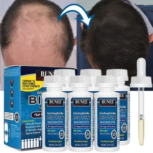 60ml 6 in 1 Kit OEM Kirland Booster Thicker Biotin Hair Serum Oil for Growth