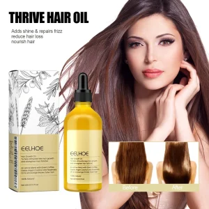 60ml Hair Growth Essence Organic Natural Essential Oil Scalp Nourish Thick Hair Growth Oil Rosemary Hair Care Essential Oil