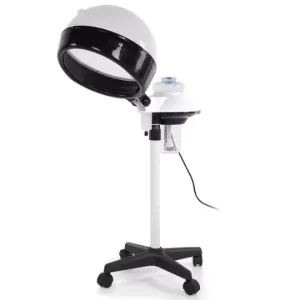 650W Hair Steamer Machine Height Adjustable with Time Setting Vertical Plastic Hair Steamer for Beauty Salon Ozone Operated