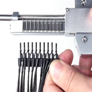 6D Hair Extension Machine Tool Kit Metal Stand Wig Head Stability Wig Inflatable Feature for Women
