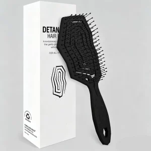 7 Sided Spiral Detangler Hair Brush Hollow Scalp Massage Comb Anti Tangle Styling Hairbrush