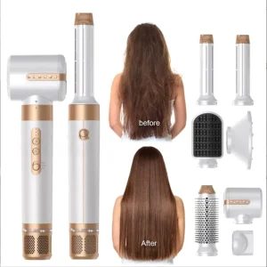 7 in 1 Multifunctional Hair Dryer Curling Irons Styler Salon Quality Hot Tools for Fast Styling & Volume Long Lasting Curls