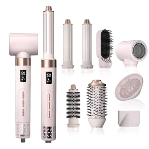 8 In 1 Automatic Hair Curler Styler 110000Rpm Brushless Motor Hot Air Brush Volumizer Hair Styler Multi Functional Set