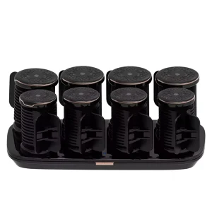 8 PCS Set Hair Curling Rollers Electric Tube Heated Hair Styling Sticks Massage Roller Curlers