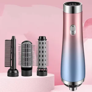 8 in 1 Hair Dryer Styler Set with Negative Ion and 3 Heat Settings All in One Styling Tool for Straightening Curling and Drying
