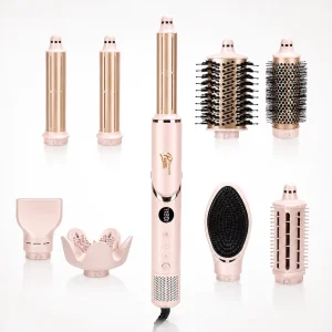 8 in 1 Hair Styler Multifunctional High Speed Hair Dryer Set Secador De Cabelo Hair Styling Multi Styler Curler Ionic Blow Dryer