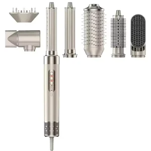 8 in 1 High Speed Hair Styler with PTC Heater Electric LCD Display Dryer & Air Curler for Household & Hotel Use
