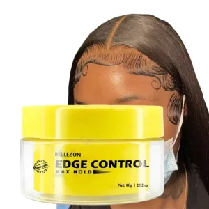 80g Hair Care Product Pomade Wax for Nature Hair Strong Hold and Non-flaking Pineapple Scent Edge Control