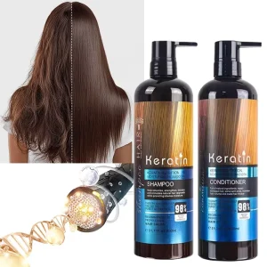 900ml Keratin Sulfate Free Hair Care Shampoo Conditioner Long Lasting Fragrance Anti Dandruff Nourishing Hair Treatment