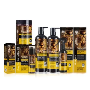 900ml Sulfate Free Protein Hair Care Set Nourishing Moroccan Argan Oil Shampoo and Conditioner