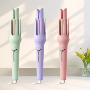 Adjustable Temperature Automatic Electric Ceramic Rotating Hair Wave Curler New Design Curling Iron Wand
