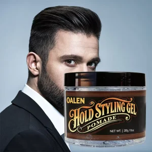 Alcohol Free Hair Shaping Wax Strong Hold Hair Gel Lightweight Sweat-Resistant Flexible Hold