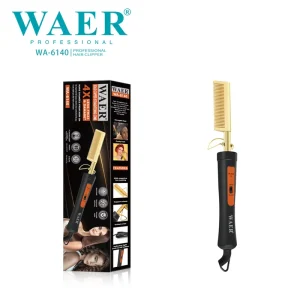 All Copper Hot Comb Hair Straightener Curler 2 Functions Two Temperature Settings Fast Heating
