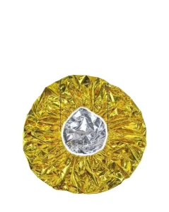 Aluminum Foil Heat Insulation for Women Men Salon Home Spa Hair Dyeing Professional Hairdressing Tool (Golden Silver)