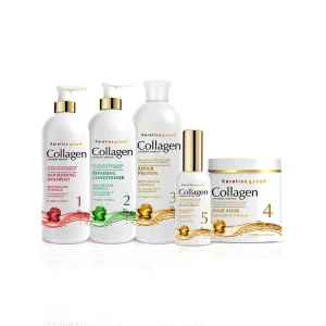 Amazing Results Hair Collagen Treatment Brazilian Protein Hair Straightening Treatment