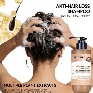 Anti Hair Loss Shampoo Natural Herbal Hair Care Formula Strengthening Volumizing for Fuller Looking Hair Grow Hair Fast