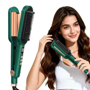 Anti Scald Dual Function Professional Hair Curler Ceramic Heating Mini Hair Straightener PA Housing Long Lasting Curling Iron
