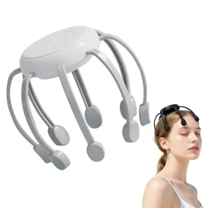 Anti-Static Professional Scalp Massager Lightweight Design Portable Octopus Scalp Massager 4 Speed Smart Head Massager