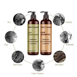 Anti-hair Loss Custom Repairing Private Label Biotin Hair Growth Oil 100% Natural Argan Oil Shampoo Hair Regrowth Treatment Set