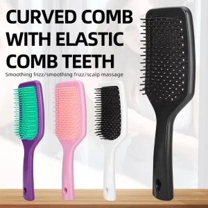 Anti static No Tangle Hair Brush for Women Wet Dry Hair Styling Detangling Hair Brush