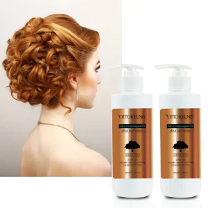 Argan Oil Curl Defining Cream with Repairing & Sun Protection for Curly Hair Medium Hold