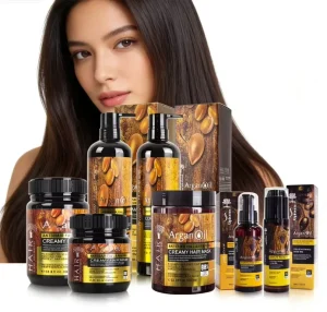 Argan Oil Hair Care Repair Damaged Hair Shampoo and Conditioner Set